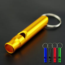 5pc Mix Aluminum Emergency Survival Interior Design Whistle Keychain For Camping Hiking Outdoor Sport Bicycle Cycling Gift