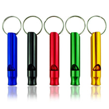 5pc Mix Aluminum Emergency Survival Interior Design Whistle Keychain For Camping Hiking Outdoor Sport Bicycle Cycling Gift