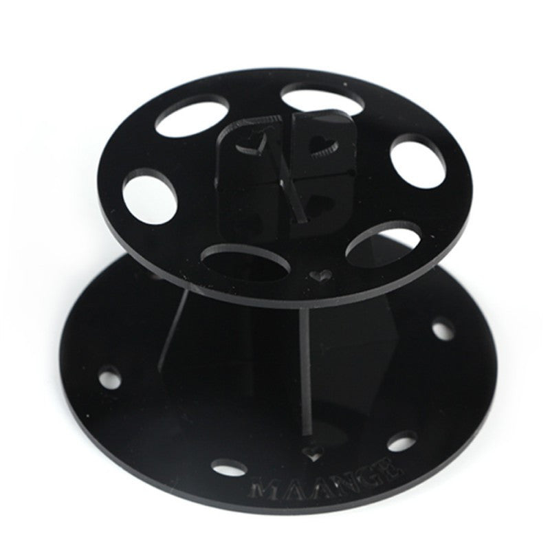 cosmetic-shelf-rack-toothbrush-makeup-brush-organizer-acrylic-6-hole-oval-makeup-brush-holder-for-stand-drying-brush BBL