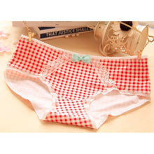 ladies-plaid-printing-cotton-underwear-women-cute-bow-sexy-lace-womens-panties-ll4 BBL