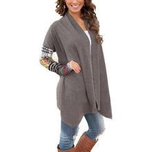 new-long-sleeve-knitwear-sweater-women-casual-printed-knit-sweaters-cardigan-coat-gray-wo25 BBL