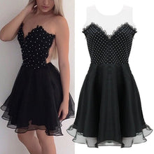 new-elegant-woman-sexy-a-line-black-deep-v-neck-backless-dress-mini-short-tulle-dress-to-party BBL
