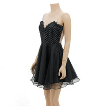 new-elegant-woman-sexy-a-line-black-deep-v-neck-backless-dress-mini-short-tulle-dress-to-party BBL