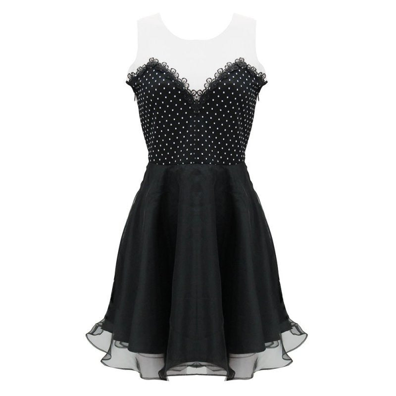 new-elegant-woman-sexy-a-line-black-deep-v-neck-backless-dress-mini-short-tulle-dress-to-party BBL
