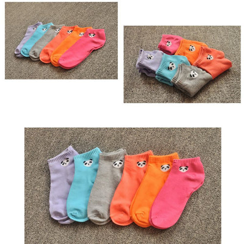new-fashion-women-socks-panda-pattern-cute-cartoon-candy-color-socks-with-y3 BBL