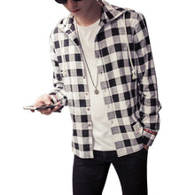 new-men-boy-shirts-long-sleeve-cotton-plus-size-hooded-plaid-linen-blouse-m-5xl-y3 BBL