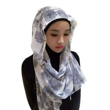 new-women-chiffon-arab-muslim-headwear-print-head-cover-hijab-islamic-scarf-boho-shawl-headscarf-y03 BBL