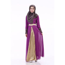 new-women-muslim-cuff-lace-embroidered-long-dress-abaya-islamic-chiffon-maxi-dress BBL