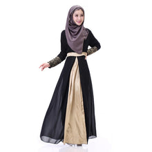 new-women-muslim-cuff-lace-embroidered-long-dress-abaya-islamic-chiffon-maxi-dress BBL