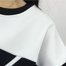 new-women-v-letter-pullover-sweatshirt-black-and-white-spell-color-patchwork-hoodies-tracksuit BBL