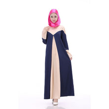 new-women-v-long-sleeve-loose-maxi-dress-intage-kaftan-abaya-muslimislamic-dresses BBL