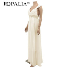new-elegant-women-chiffon-sequin-fishtail-v-neck-sleeveless-tank-formal-long-maxi-dress BBL