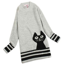 new-elegant-women-long-sleeve-sweater-cute-cat-pattern-o-neck-knitted-pullover-tops-knitwear BBL