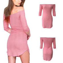 new-sexy-women-long-sleeve-off-shoulder-slash-neck-sexy-club-mini-party-night-dresses-sexy-bodysuits-body-slim-dress BBL