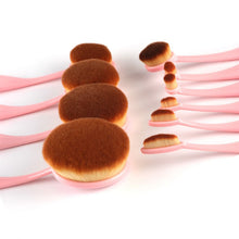 pink-green-10pcss-tooth-brush-shape-oval-makeup-brush-set-multipurpose-professional-foundation-powder-brush-kit-ll4 BBL