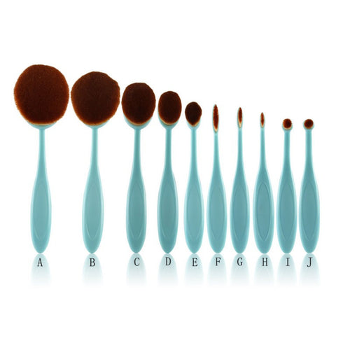 pink-green-10pcss-tooth-brush-shape-oval-makeup-brush-set-multipurpose-professional-foundation-powder-brush-kit-ll4 BBL