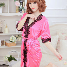 sexy-womens-silk-robe-lingerie-g-string-nightgown-sleepwear-dress-bathrobe-s1 BBL