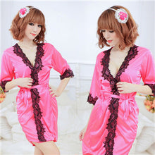sexy-womens-silk-robe-lingerie-g-string-nightgown-sleepwear-dress-bathrobe-s1 BBL