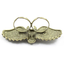 the-demon-skull-double-finger-ring-bronze-angel-wings-ring-bling-jewelry BBL