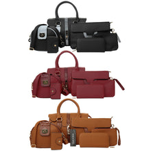 6pcs-women-pu-leather-handbag-set-snake-skin-texture-ladies-designer-handbags-sets-zipper-hasp-elegant-6pcs-tote-bag-wallet-set BBL