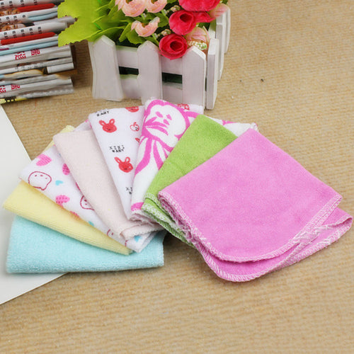 8pcss-baby-infant-newborn-soft-bath-towel-washcloth-bathing-feeding-wipe-cloth-y8 BBL