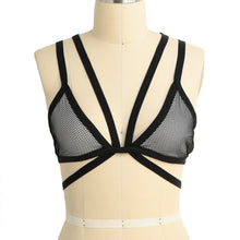 anself-sexy-women-mesh-vest-underwire-push-up-3-4-cup-cross-strap-brassiere-underwear-special-bustier-crop-top-black-strappy-bra BBL