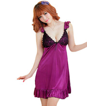 Amazing Women Ladies Sexy Lingerie Nightgown Babydoll Sleepwear Lace Pajamas Night Wear Strap Lace Nightdress