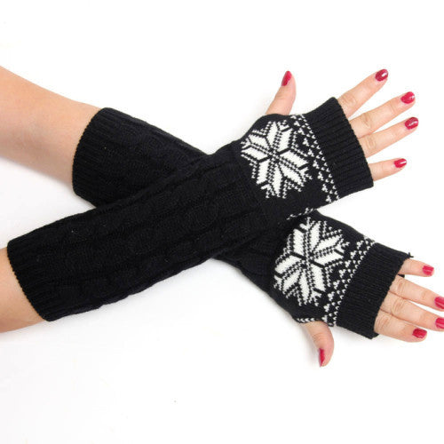 Amazing Fashion Knitted Fingerless Gloves Women Girl Lady Soft Warm Wrist Warmer