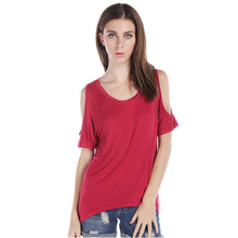 Amazing Sexy Loose Short Sleeve Shirt Women Casual T-shirt Style
