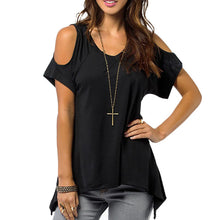 Amazing Sexy Loose Short Sleeve Shirt Women Casual T-shirt Style