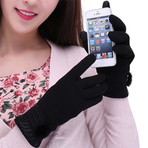 Amazing Solid 4 Styles Beautiful Candy Colors Fashion Womens Girls Screen Outdoor Sport Warm Gloves