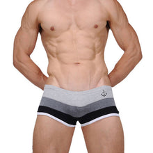 AmazingMen's Sexy UnderwearStriped Cotton Boxer Underpants M L XL