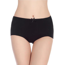Amazing Women Underwear Panties Bow Mid Waist Cotton Briefs Ladies M L XL