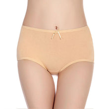 Amazing Women Underwear Panties Bow Mid Waist Cotton Briefs Ladies M L XL