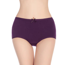Amazing Women Underwear Panties Bow Mid Waist Cotton Briefs Ladies M L XL