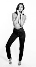 American Apparel AA High waist Denim Jeans Retro Street Harem Pants Legging Trousers Dark blue , Light blue