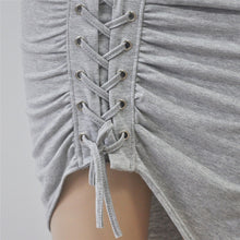 Lace Up High Waist Women Skirt Sexy Wrap Bodycon Skirt Midi Irregular OL Pencil Skirt Jupe Longue Femme