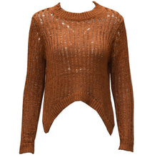Sexy Cropped Knit Sweater Women Long Sleeve Pullovers And Sweaters Irregular Hem Pull Femme Knitwear Tops