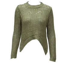 Sexy Cropped Knit Sweater Women Long Sleeve Pullovers And Sweaters Irregular Hem Pull Femme Knitwear Tops