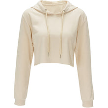 Chic O Neck Sweatshirt Women Cropped Hoody Short Featuring Tops Hooded Tracksuits Sweatshirt Solid Color Pull Femme