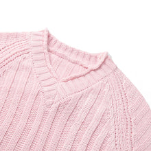 women-cable-knitted-sweater-solid-ribbed-v-neck-raglan-sleeve-casual-black-jumper-pull-femme-hiver-sweater-mujer BBL