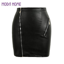 fashion-women-pu-skirt-leather-zipper-lolita-bodycon-skirt-mid-rise-waist-solid-night-club-clubwear-black-falda-mujer BBL