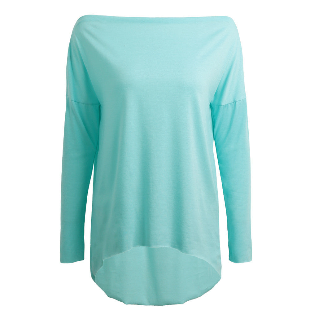 off-the-shoulder-top-for-women-sexy-asymmetric-hem-t-shirt-woman-blue-loog-sleeve-tee-shirt-femme-ladies-slash-neck-top BBL