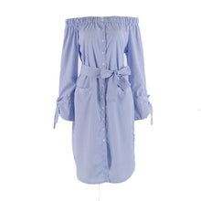 sexy-dress-choker-neck-side-slit-off-shoulder-long-shirt-dress-vertical-striped-dress-with-belt-bow-button-dresses BBL