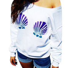 shell-printed-women-off-shoulder-tops-long-sleeve-hoodies-slim-fit-casual-mermaid-sweatshirts-pullovers BBL