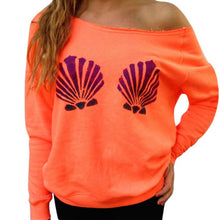 shell-printed-women-off-shoulder-tops-long-sleeve-hoodies-slim-fit-casual-mermaid-sweatshirts-pullovers BBL