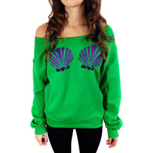 shell-printed-women-off-shoulder-tops-long-sleeve-hoodies-slim-fit-casual-mermaid-sweatshirts-pullovers BBL
