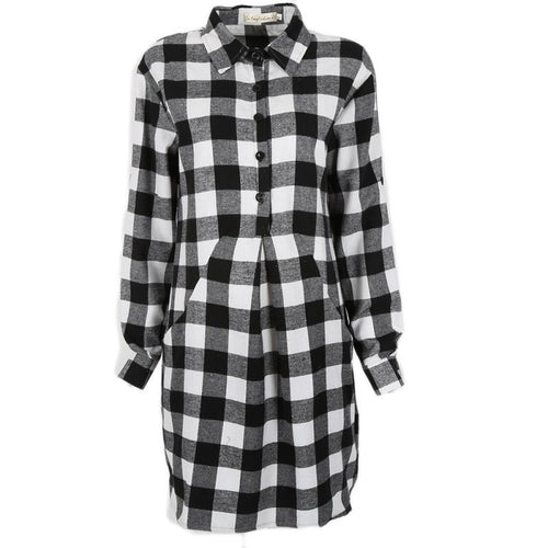 plaid-shirt-dress-leisure-vintage-long-plaid-check-print-casual-shirt-dress-mini-plus-size-party-dresses BBL