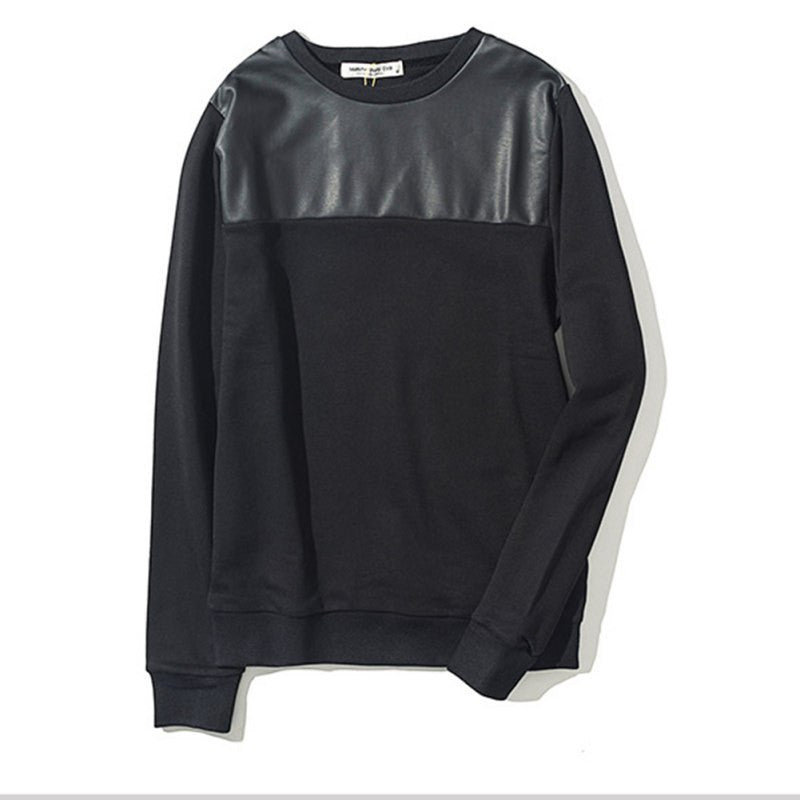 women-hoody-o-neck-long-sleeve-cotton-pu-patchwork-lady-casual-hoodies-tracksuit-for-femeal BBL