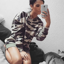 Women's Sweatshirts Hoodies Army Camouflage Hoodies Outerwears Women Casual Long Sleeve Hoodies GV335